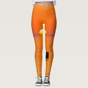 Stigning Orange Leggings