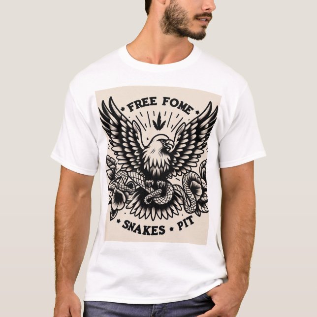 Stigning ovanför serpentens Snare T Shirt (Framsida)