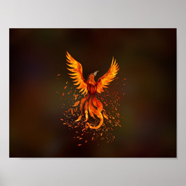 Stigning Phoenix Bird Poster (Framsidan)