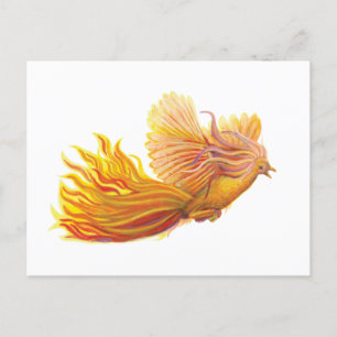 Stigning Phoenix Bird Vykort