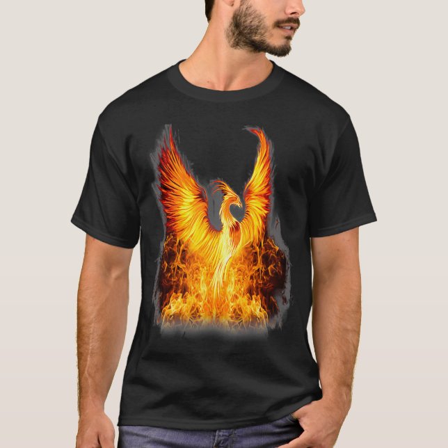 Stigning Phoenix Fire Fenix (2) T Shirt (Framsida)