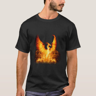 Stigning Phoenix Fire Fenix-inspirationsmotivation T Shirt