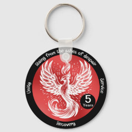 Stigning Phoenix - milstolpe i Recovery Gift Nyckelring