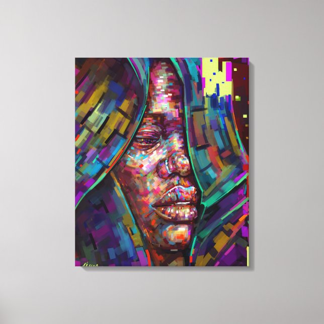 Stigning rädsla canvastryck (Framsida)