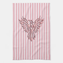 Stigning rosa phoenix med rosa band