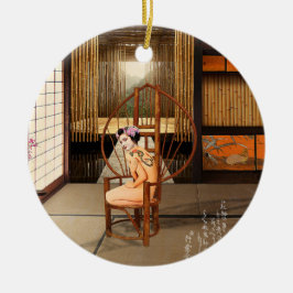 Stigning Sol Julgransprydnad Keramik