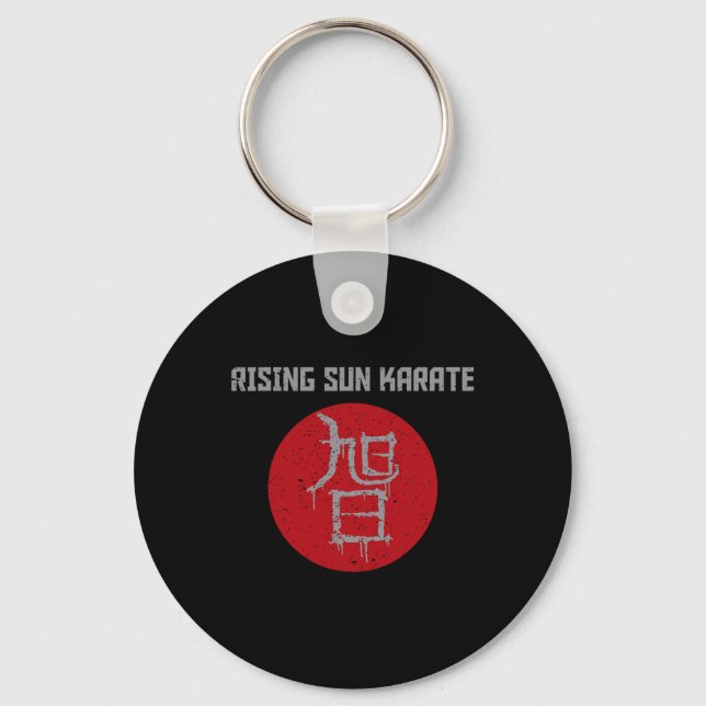 Stigning Sol Kanji Nyckelring (Framsida)