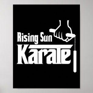 Stigning Sol Karate Nunchuck Poster