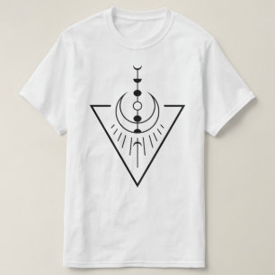 stigning sol måne-faser t shirt