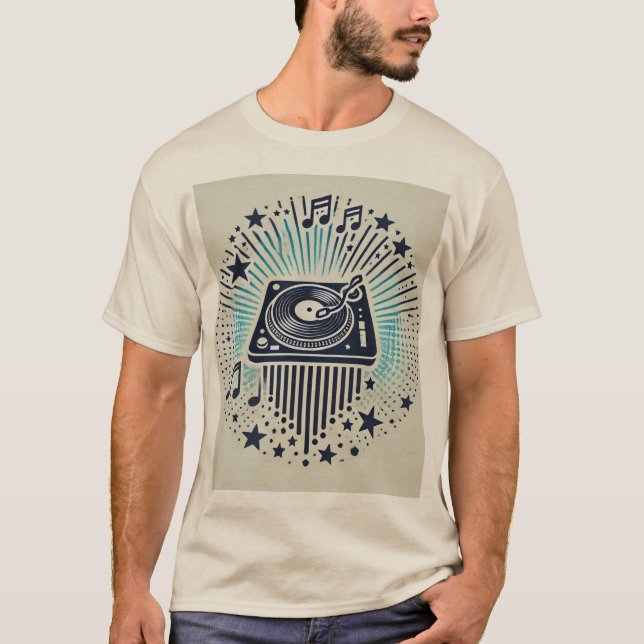 Stigning Star DJ Logotyp Tee (Framsida)