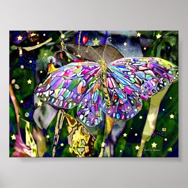 Stigning stjärna, skriv ut poster (Framsidan)