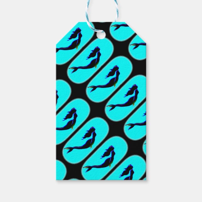 stigning svarta sjöjungfruar presentetikett (Framsidan)