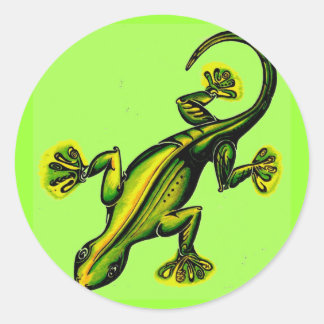 Stik like-a-lizard runt klistermärke