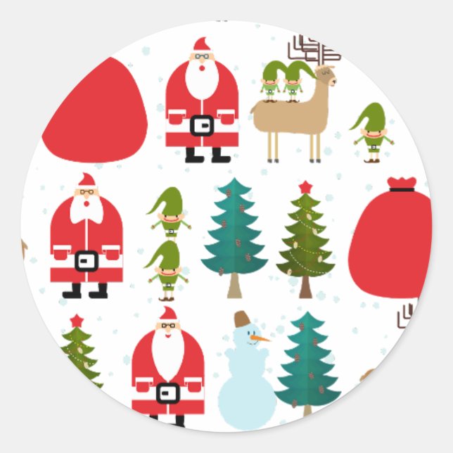 stiker runt klistermärke (Framsida)