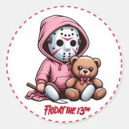 Stikers Venerdì 13 Runt Klistermärke