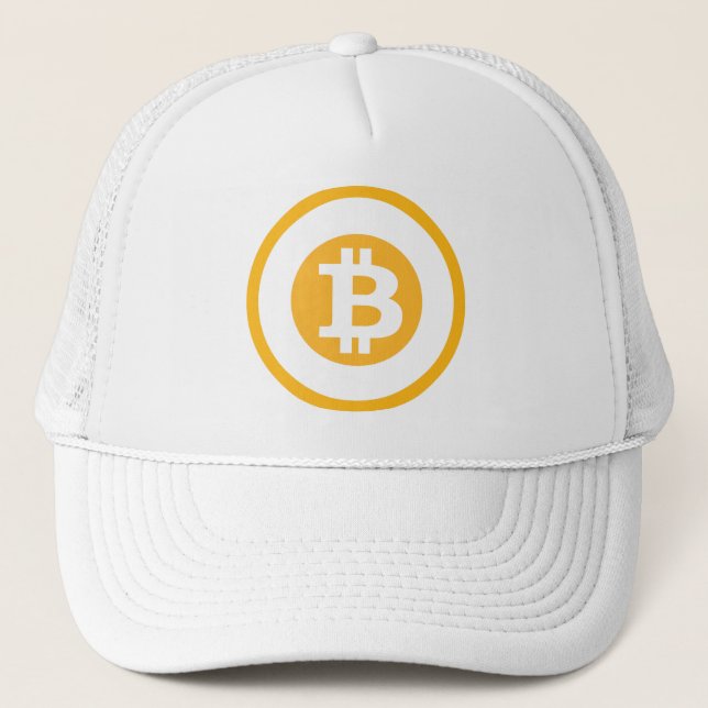 Stil 1 för Bitcoin logotypklassiker Keps (Framsida)