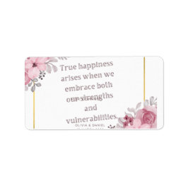 Stil: Adressetiketter Behålla av handkramper vid k