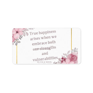 Stil: Adressetiketter Behålla av handkramper vid k