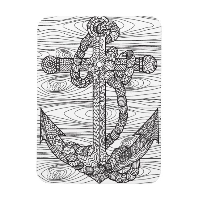 Stil ankare och påve magnet (Vertikal)