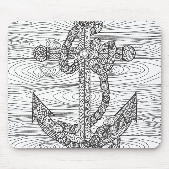 Stil ankrar och Rope Musmatta (Framsidan)