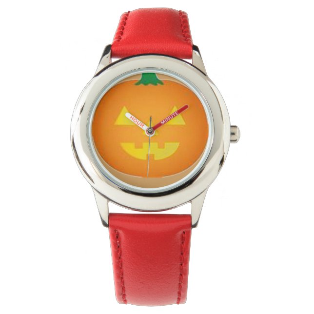 Stil: Barn Red Glitter Strap Watch Armbandsur (Framsida)