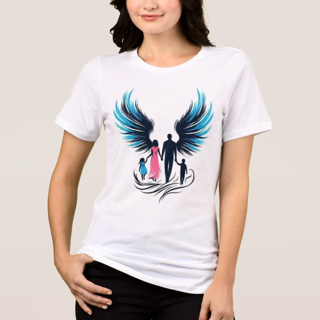 Stil: Bella+Canvas Dam Tri-blend T-Shirt (Framsida)
