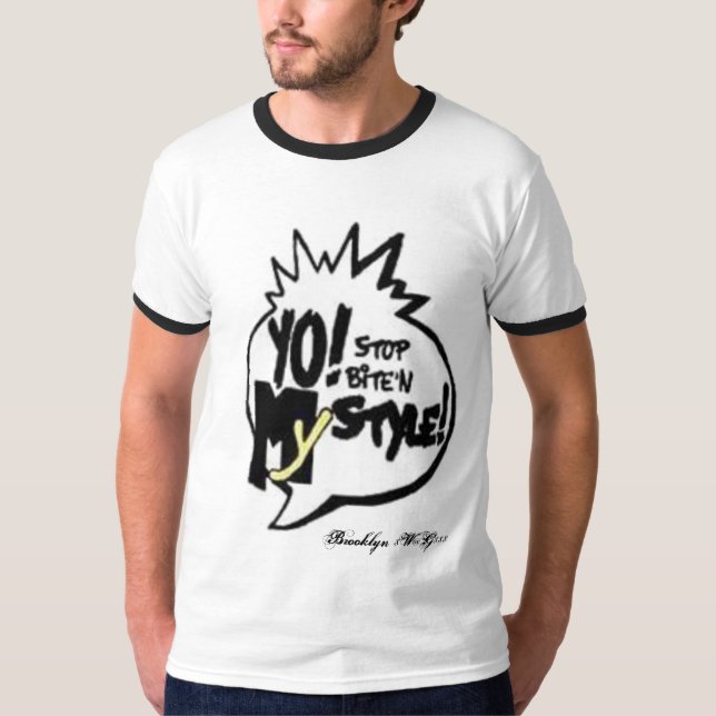 STIL Brooklyn $ W@G Tee Shirt (Framsida)