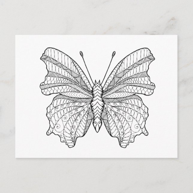 Stil Butterfly 3 Vykort (Framsida)