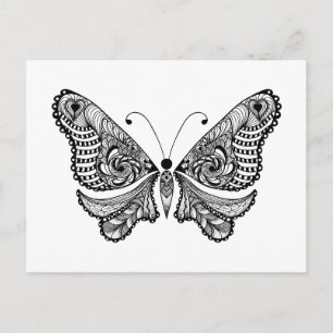 Stil Butterfly Vykort