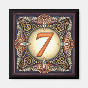 Stil C, "7" - Celtic numrerar magneter