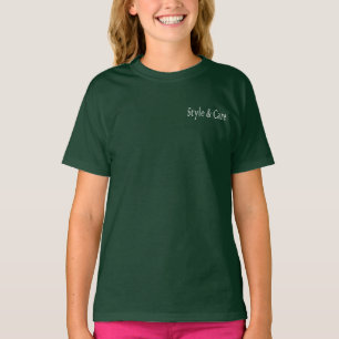 Stil & Care Deep Forest Färg Girls' T-Shirt