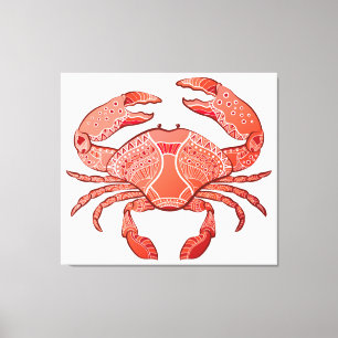 Stil Crab Canvastryck