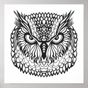 Stil Eagle Uggla Head 2 Poster