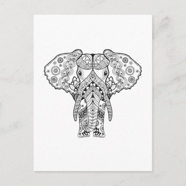 Stil Elephant Vykort (Framsida)