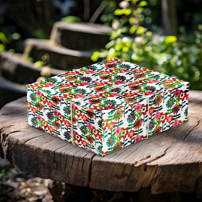 stil Flowers 1970 Presentpapper (Skapare uppladdad)