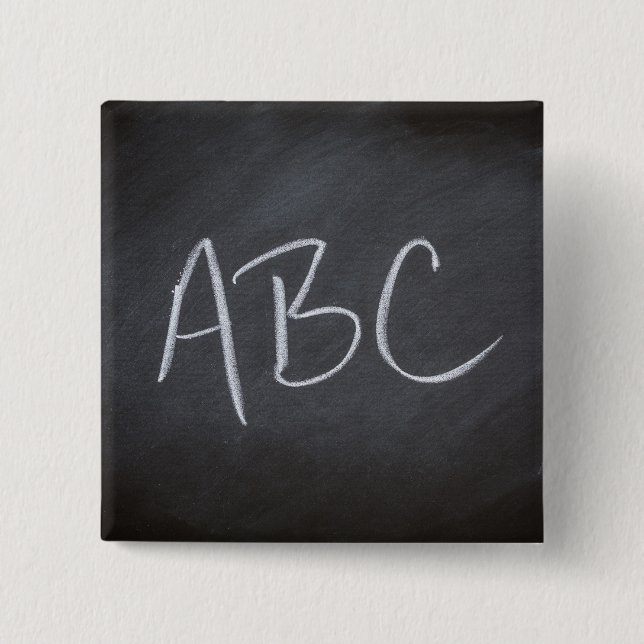 Stil för ABC för svart tavlaBlackboardbakgrund Knapp (Framsida)