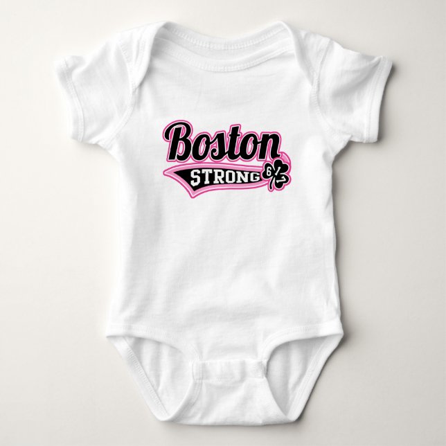 Stil för Boston stark basebollarenaShamrock T Shirt (Framsida)