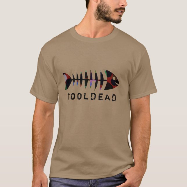 Stil för Cooldead fishbonecoola T-shirt (Framsida)