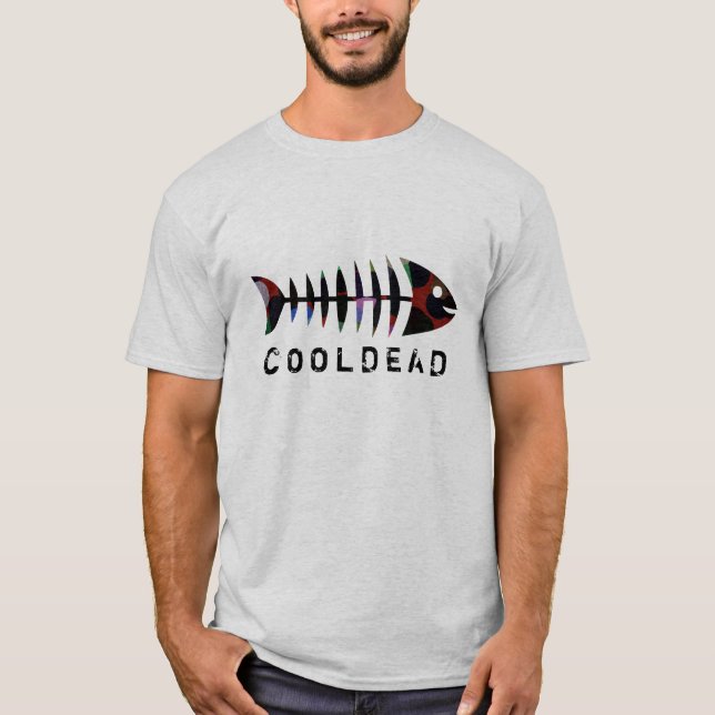 Stil för Cooldead fishbonecoola Tee Shirt (Framsida)