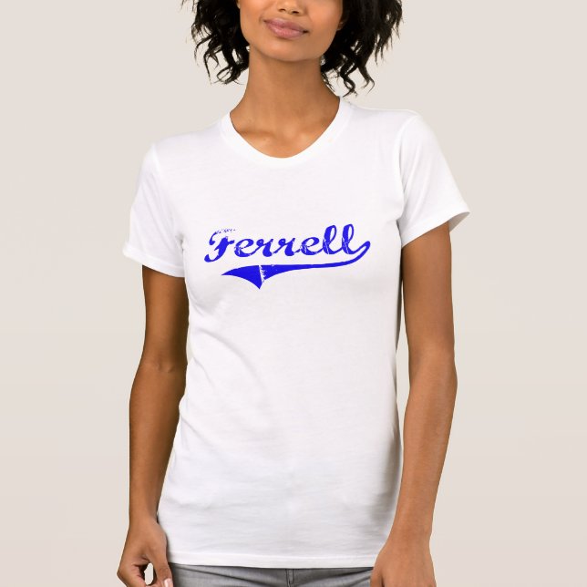 Stil för Ferrell efternamnklassiker Tee (Framsida)