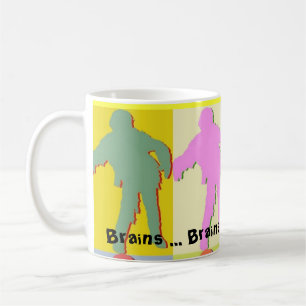 Stil för fyra Zombies Kaffemugg