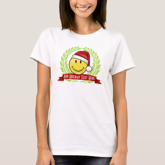 Stil för klassikeransiktehelgdag tee shirt (Framsida)