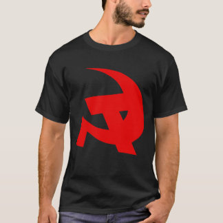 Stil för kommunisten DKP bultar & skäran T-shirt