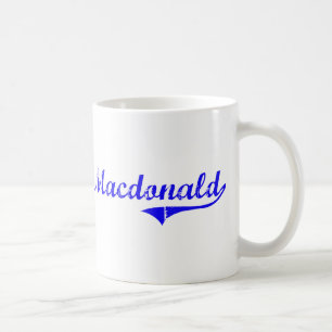 Stil för Macdonald efternamnklassiker Kaffemugg