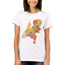 Stil för Patchwork för Holland landskapkarta