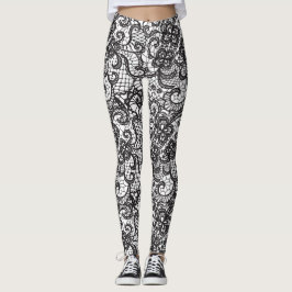 stil för ryttare för virkningdamasker kvinnlig leggings