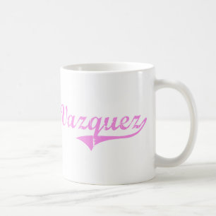 Stil för Vazquez efternamnklassiker Kaffemugg