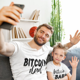 stil-gåva av bitcoin BABY-krypto T Shirt
