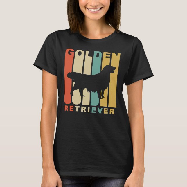Stil Golden Retriever Silhouette Relaxed Fit T Shirt (Framsida)