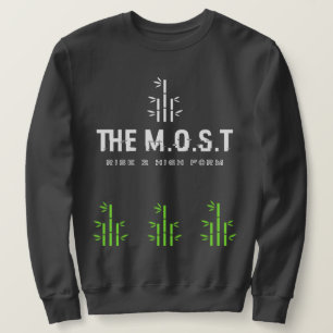 Stil: Herr Basic Sweatshirt (Mörkgrå)